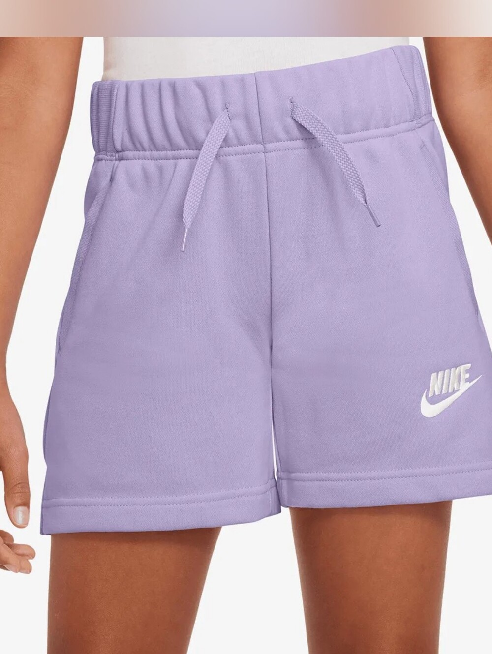Nike Women's Lavender Fleece Shorts